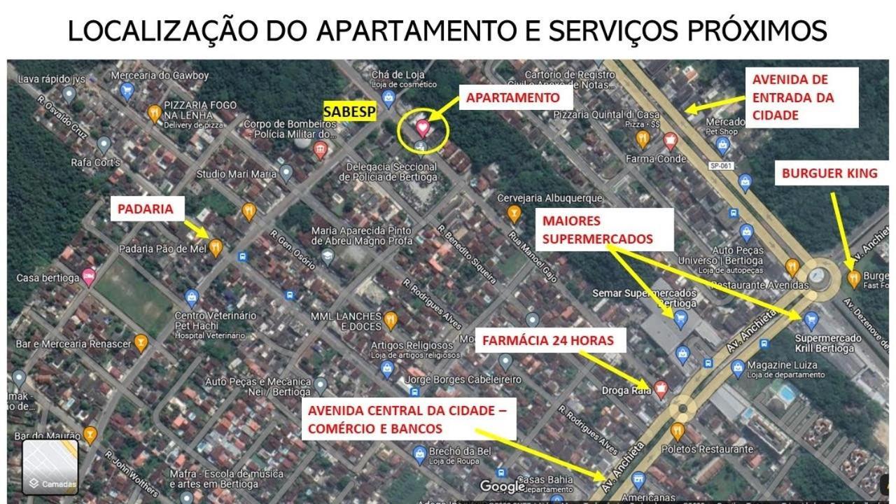 Ferienwohnung Apartamento No Centro De Bertioga Exterior foto